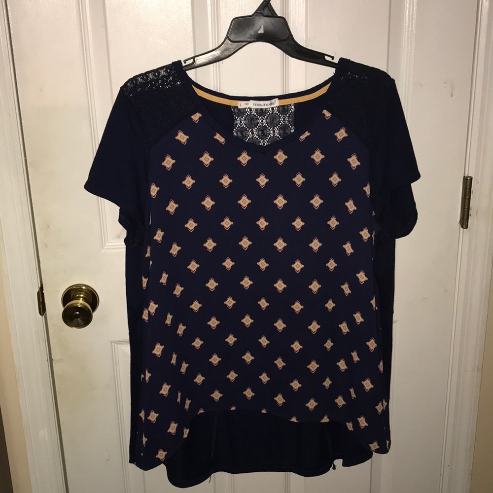 Blouse navy blue
